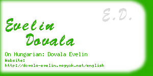 evelin dovala business card